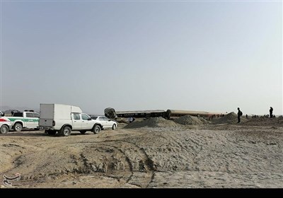 خروج قطار مسافربری از ریل در طبس