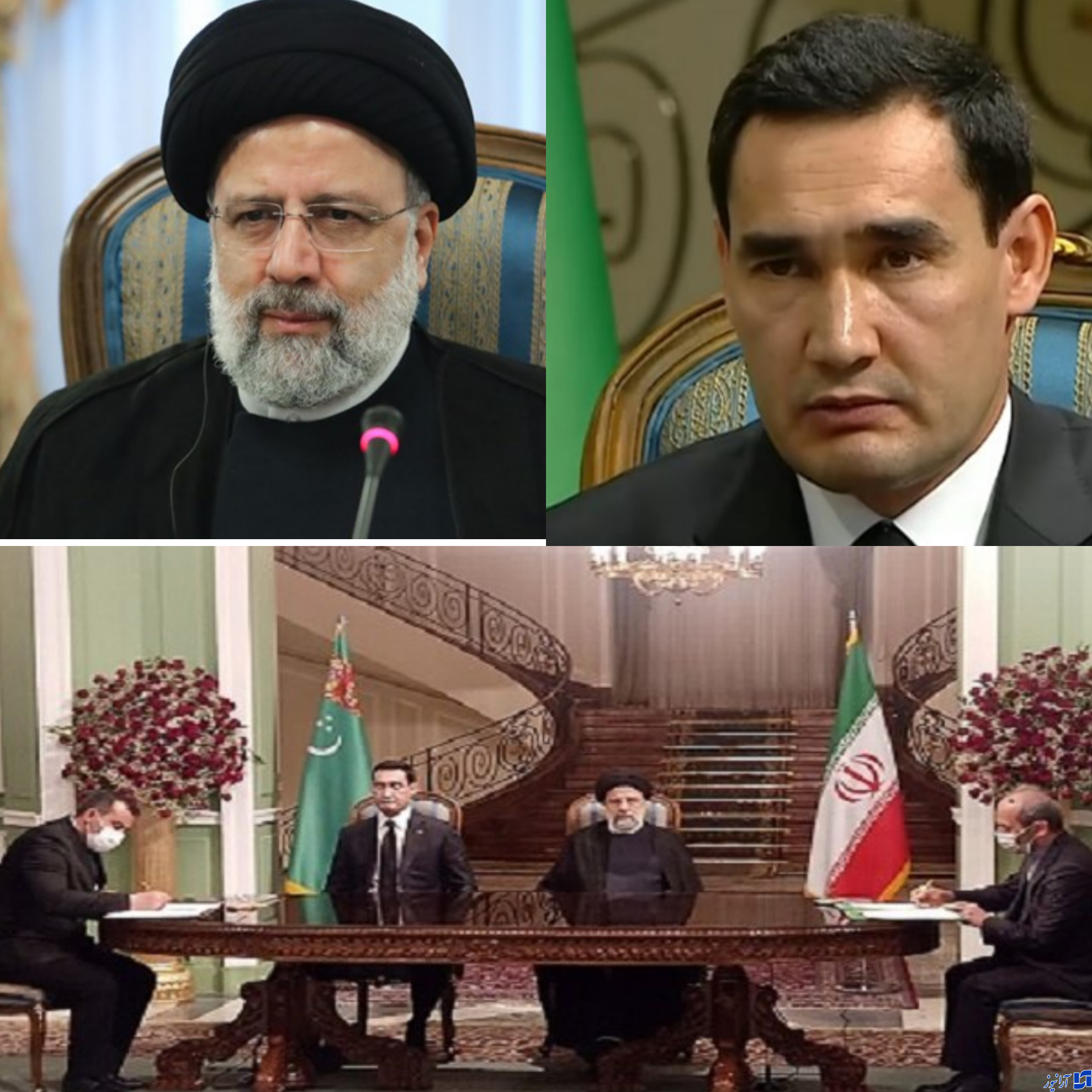 رئیسی: ظرفیت های همکاری بین ایران و ترکمنستان بسیار زیاد است/ رئیس&zwnj;جمهور ترکمنستان:خواهان ارتقای روابط بین دو کشور هستیم.