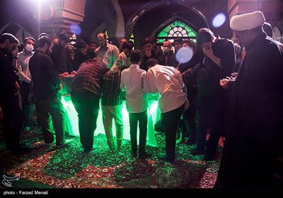 تشییع پیکر شهید گمنام در کرمانشاه