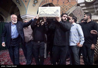 تشییع پیکر شهید گمنام در کرمانشاه