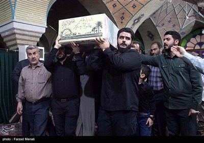 تشییع پیکر شهید گمنام در کرمانشاه