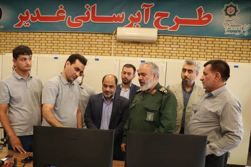 بهره مندی شش شهر از آب شرب خوب با طرح غدیر قرارگاه سازندگی خاتم الانبیاء (ص)
