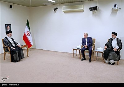 دیدار رئیس‌جمهور روسیه با رهبر معظم انقلاب