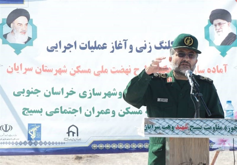 عملیات آماده&zwnj;سازی ۱۵ هکتار طرح نهضت مسکن ملی در سرایان آغاز شد