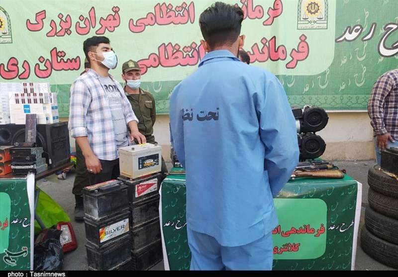 ۱۳ باند سازمان&zwnj;یافته سرقت در شهرستان ری متلاشی شد؛ دستگیری ۲۳۵ متهم
