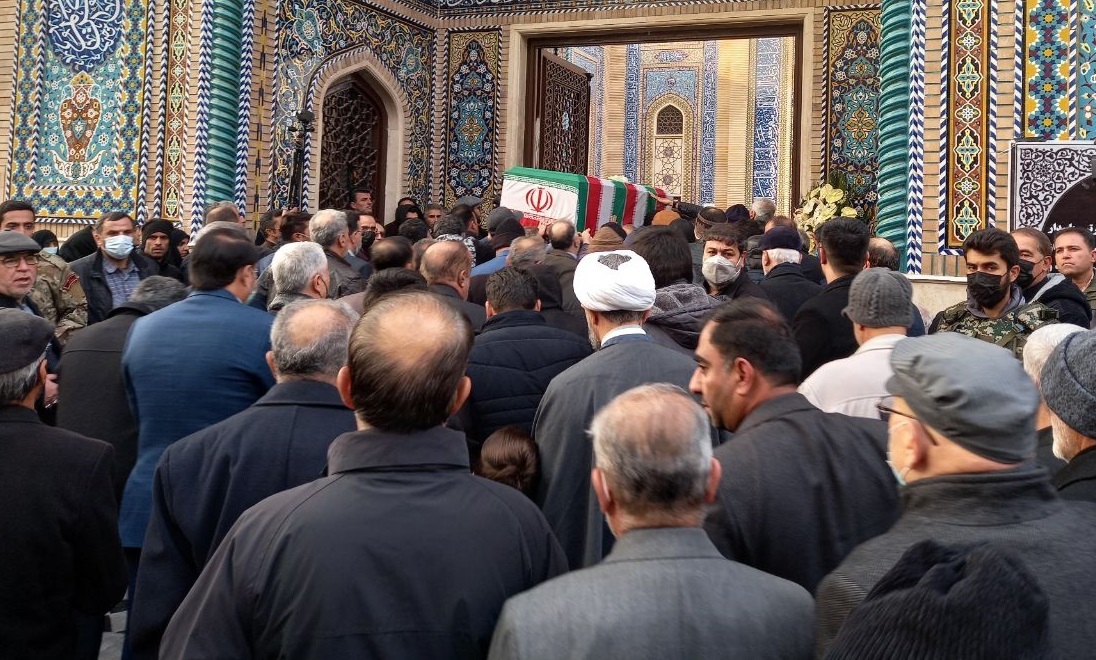 پیکر سردار قاسمی تشییع شد