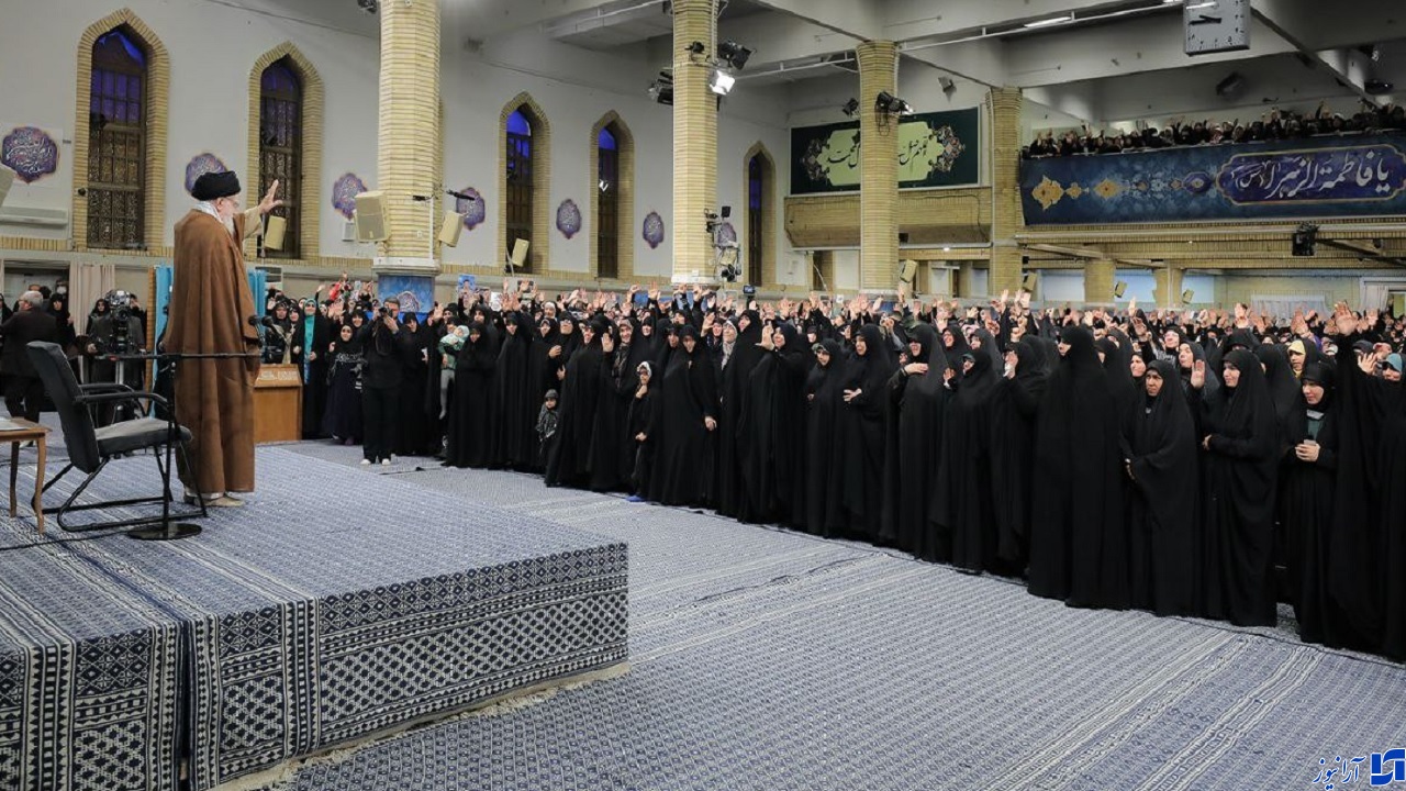 آغاز دیدار بانوان با رهبر معظم انقلاب اسلامی