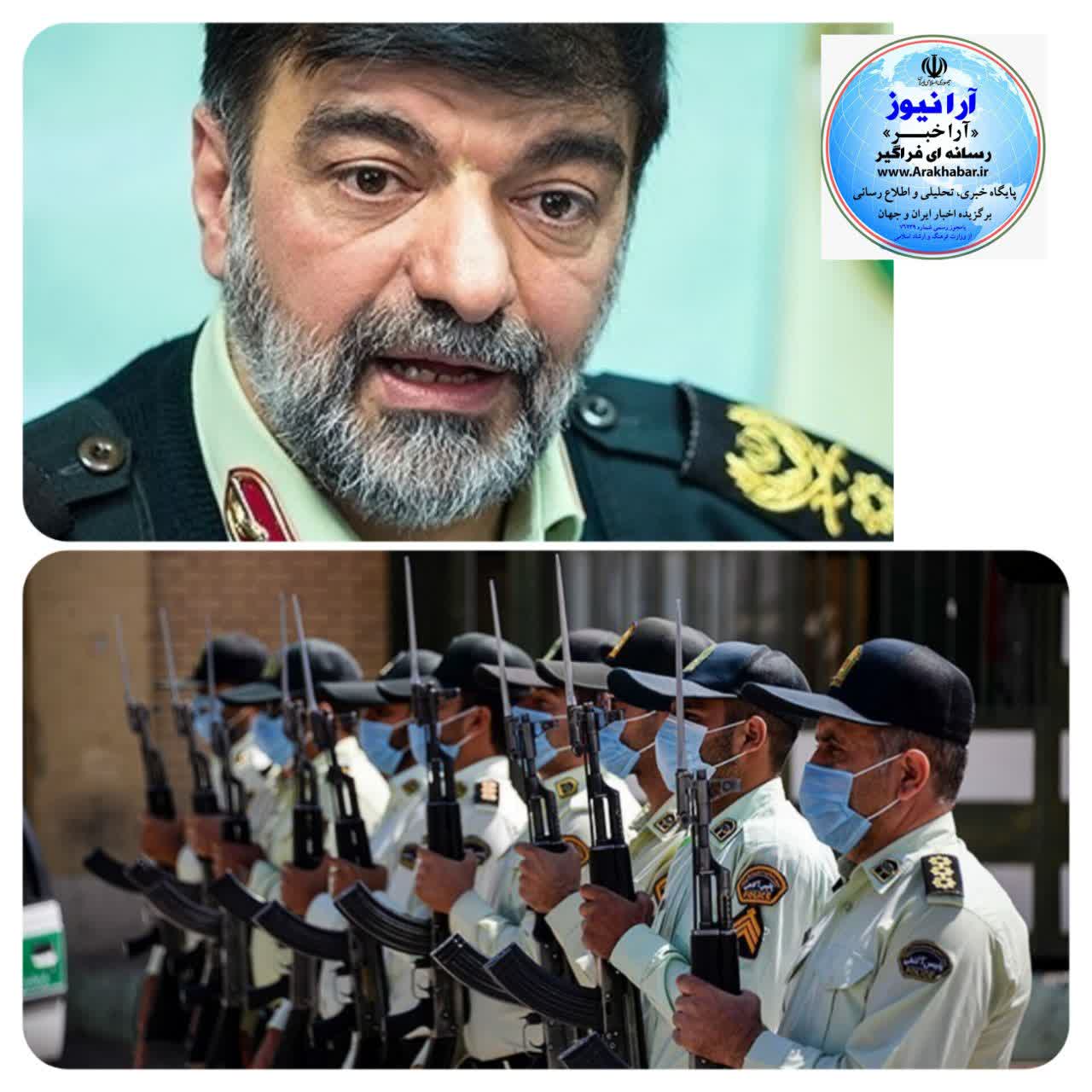 غییرات گسترده در نیروی انتظامی فراجا  از  پایتخت از  جنوب تا جنوب غرب / احکام سردار رادان فرمانده کل انتظامی فراجا