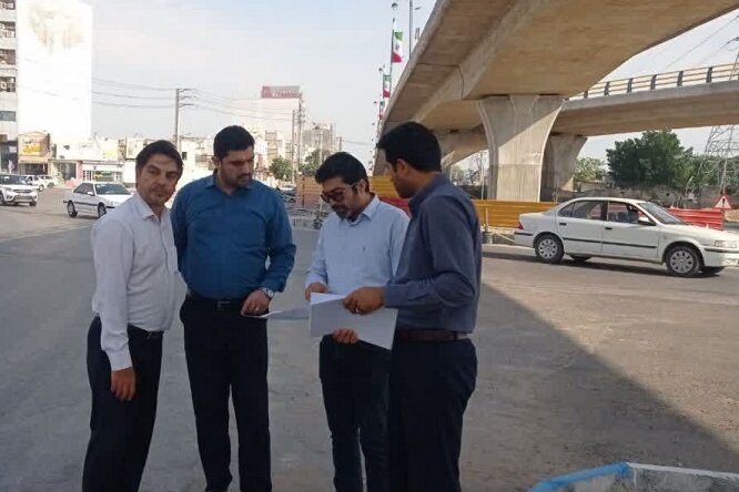 ترافیکی تقاطع سردار سلیمانی و بزرگراه شهید گرد بوشهر اصلاح می‌شود