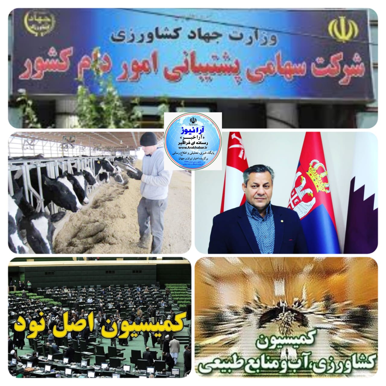حوزه دام و گوشت کشور زیر تیغ نا مدیران ناکار آمد، بنام مردم به کام دلالان و رانتی ها/چراغ قرمز وزارت جهاد کشاورزی به صادرات دام