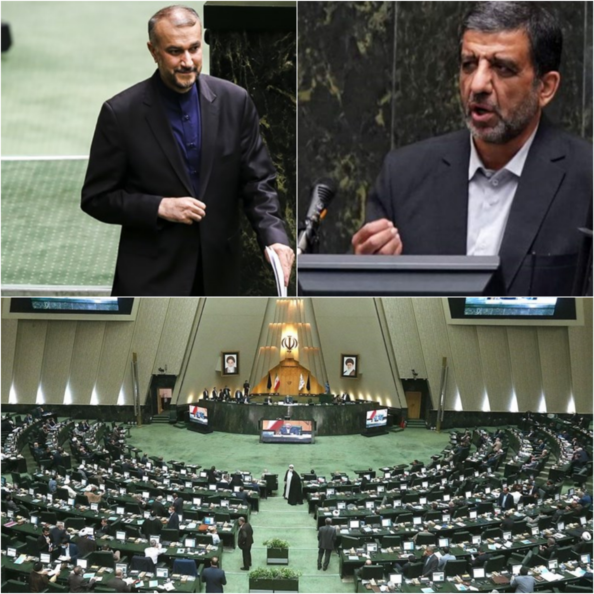 «امیرعبداللهیان» و «ضرغامی» به مجلس می‌روند