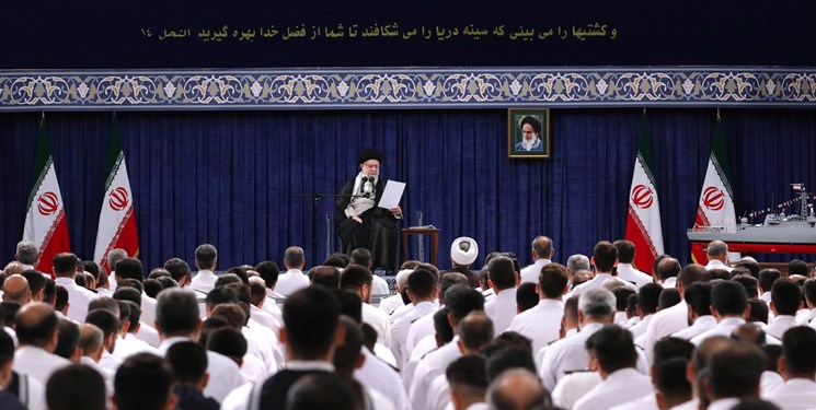 رهبر انقلاب خطاب به ناوگروه ۸۶: کاری که شما انجام دادید یک افتخار بزرگ بود