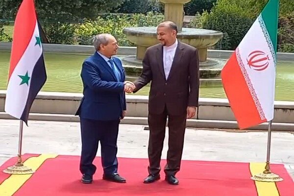 استقبال امیرعبداللهیان از وزیر امورخارجه خارجه سوریه