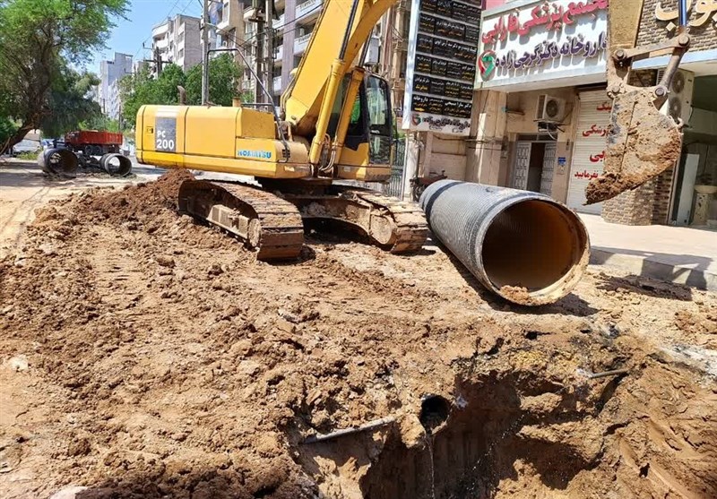بهسازی و توسعه شبکه فاضلاب ۸ نقطه بحرانی اهواز تا قبل از آغاز بارندگی‌ها