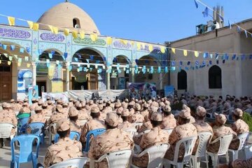 تجلیل از مقام سرباز در سپاه حضرت قمربنی هاشم علیه السلام استان چهارمحال وبختیاری