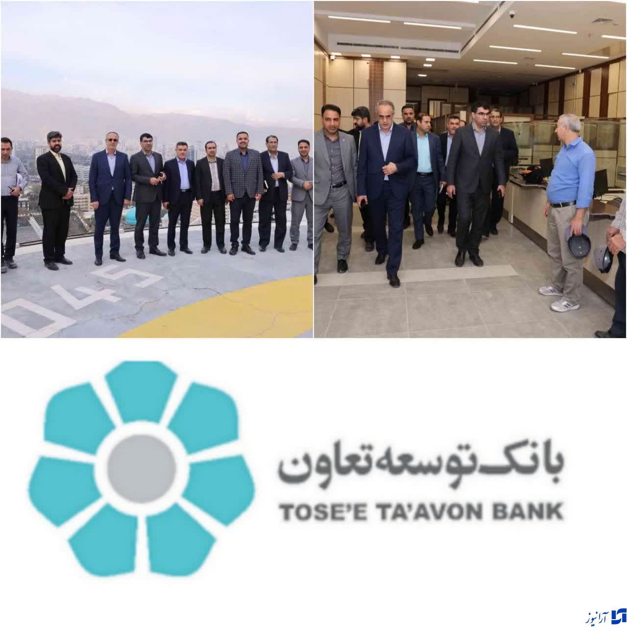 بازدید مدیرعامل بانک توسعه تعاون از روند آماده سازی و تجهیز ساختمان خدامی