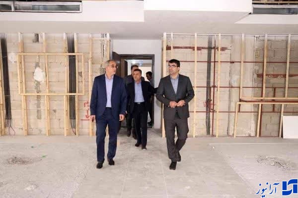 بازدید مدیرعامل بانک توسعه تعاون از روند آماده سازی و تجهیز ساختمان خدامی