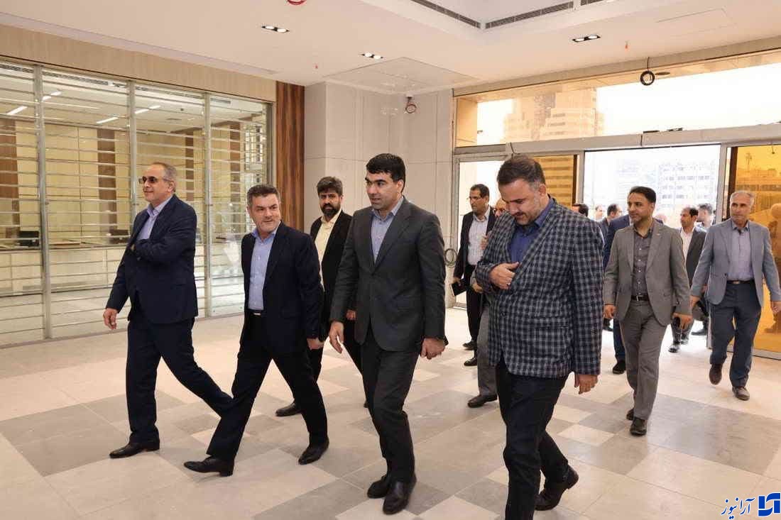 بازدید مدیرعامل بانک توسعه تعاون از روند آماده سازی و تجهیز ساختمان خدامی