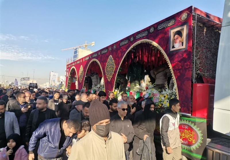 رایحه شهادت استان البرز را فرا گرفت/ پیکر ۶ شهید گمنام در کرج بدرقه شدند