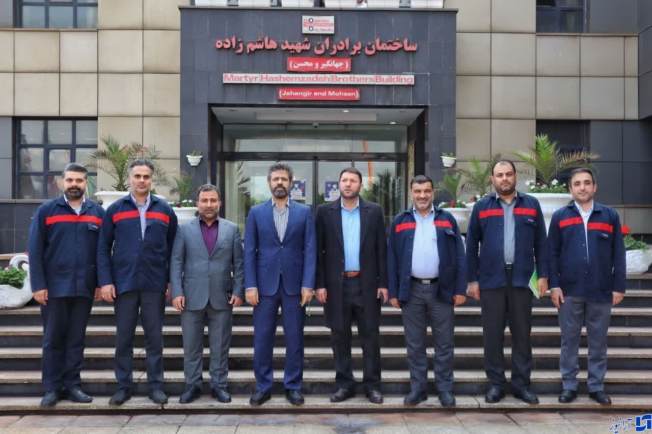عملکرد راضی کننده فولاد مردان شرکت فولاد اکسین خوزستان/بازدید معاون وزیر از خط تولید فولاد اکسین/دکتر عسگریان: ضرورت هدف گذاری جهت تحقق ظرفیت اسمی