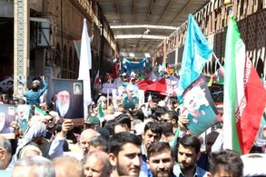 گزارش تصویری از حضور مدیر عامل،کارکنان و بسیجیان شرکت فولاد اکسین خوزستان در راهپیمایی روز قدس