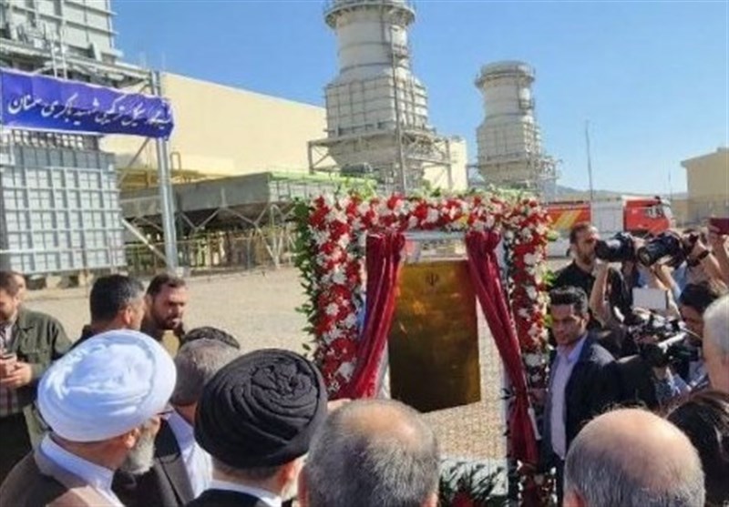 رئیسی فاز توسعه نیروگاه شهید باکری سمنان را افتتاح کرد