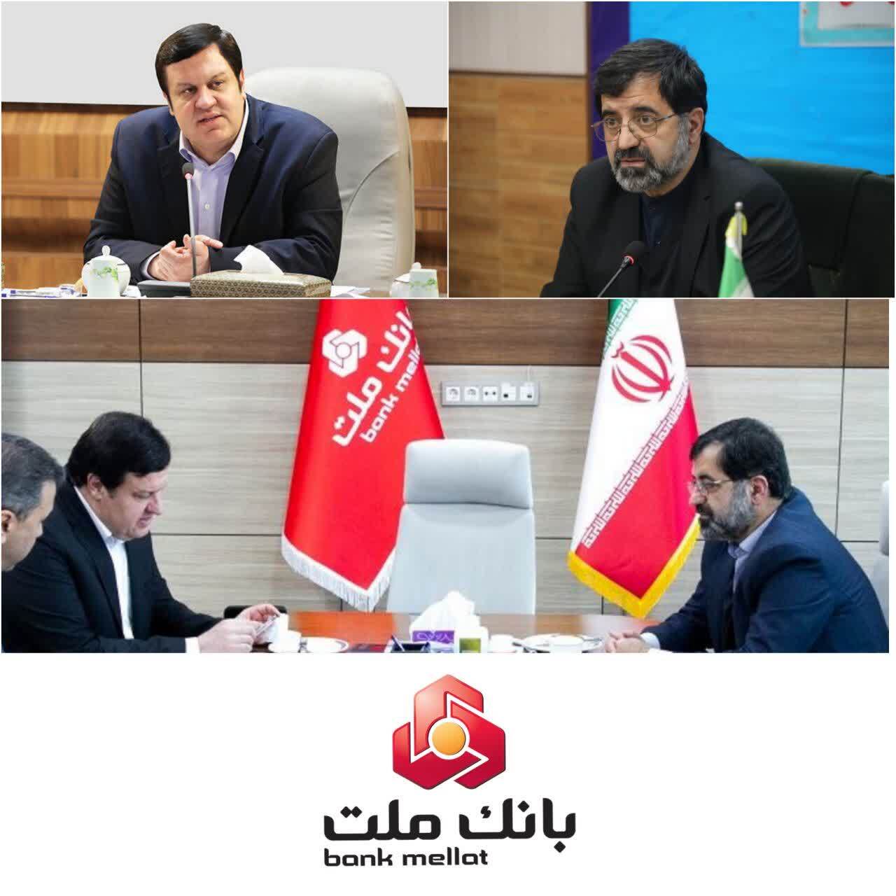 دیدار مدیرعامل بانک ملت و استاندار قم