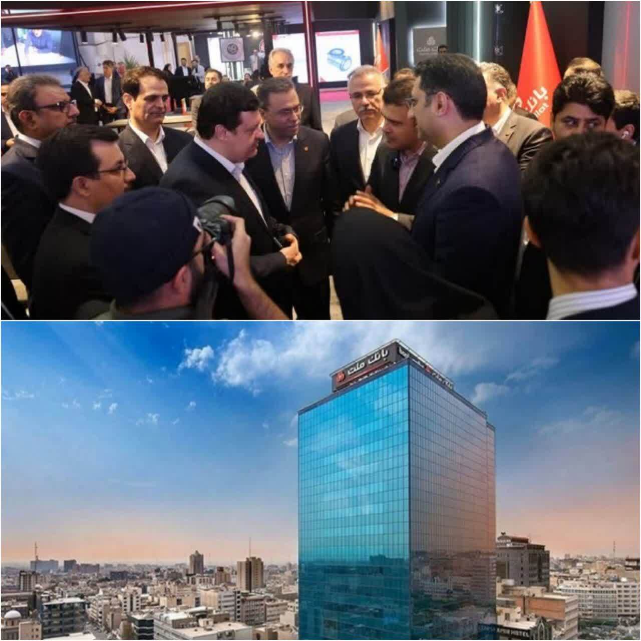 قدردانی معاون رییس جمهور از بانک ملت به دلیل حمایت از شرکت های دانش بنیان/ مهر تایید معاون رییس جمهور بر عملکرد درخشان بانک ملت