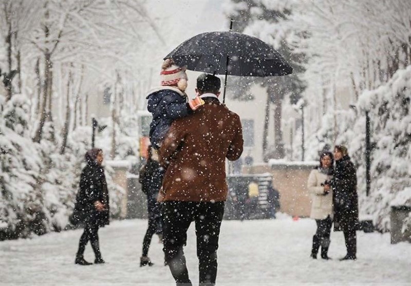 بارش برف و باران در کردستان/یخبندان تا ۵ شنبه می‌ماند