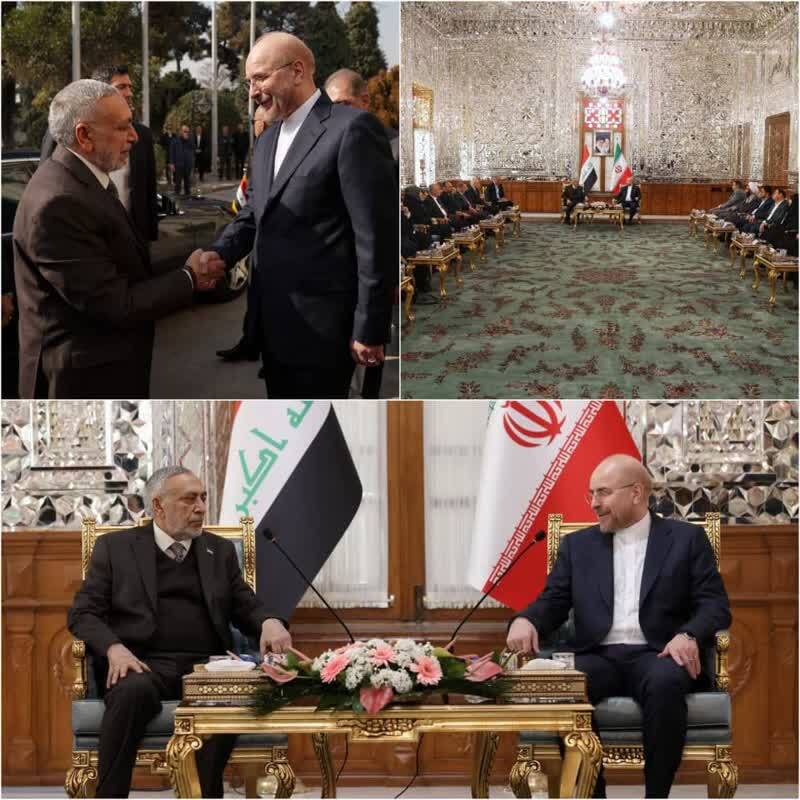 قالیباف: ایران و عراق برای حمایت از جبهه مقاومت مصمم هستند