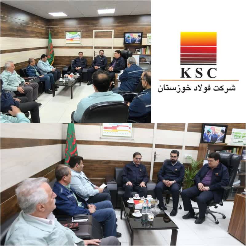 دیدار قائم مقام مدیرعامل با معاون و مدیران فناوری شرکت فولاد خوزستان