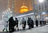 نخستین برف قم؛ سفیدپوشی شهر در آستانه سالگرد پیروزی انقلاب