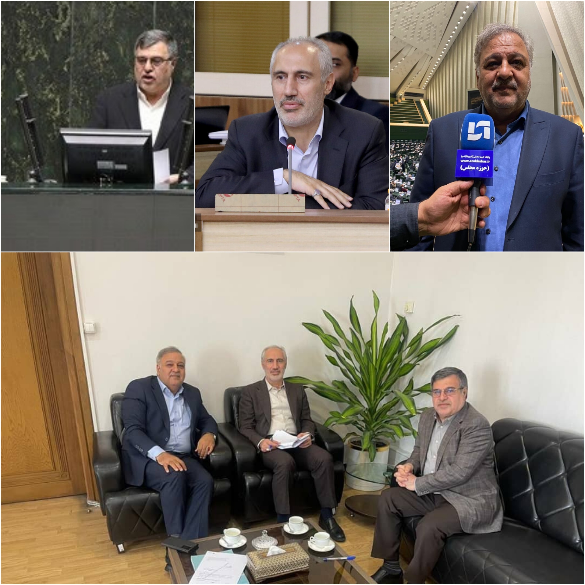 همتی و رنجبرزاده موافقت اجرای تونل گردنه اسدآباد همدان و تخصیص اعتبارات راه‌سازی ایلام را گرفتند.