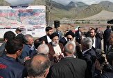 بازدید رئیس جمهور از ‌کریدور ترانزیتی جاده‌ای و ریلی ارس ‌