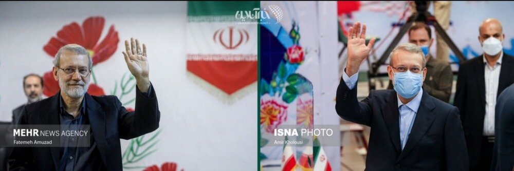 عکس هایی از علی لاریجانی در فاصله دو ثبت‌نام؛ ۱۴۰۰ تا ۱۴۰۳