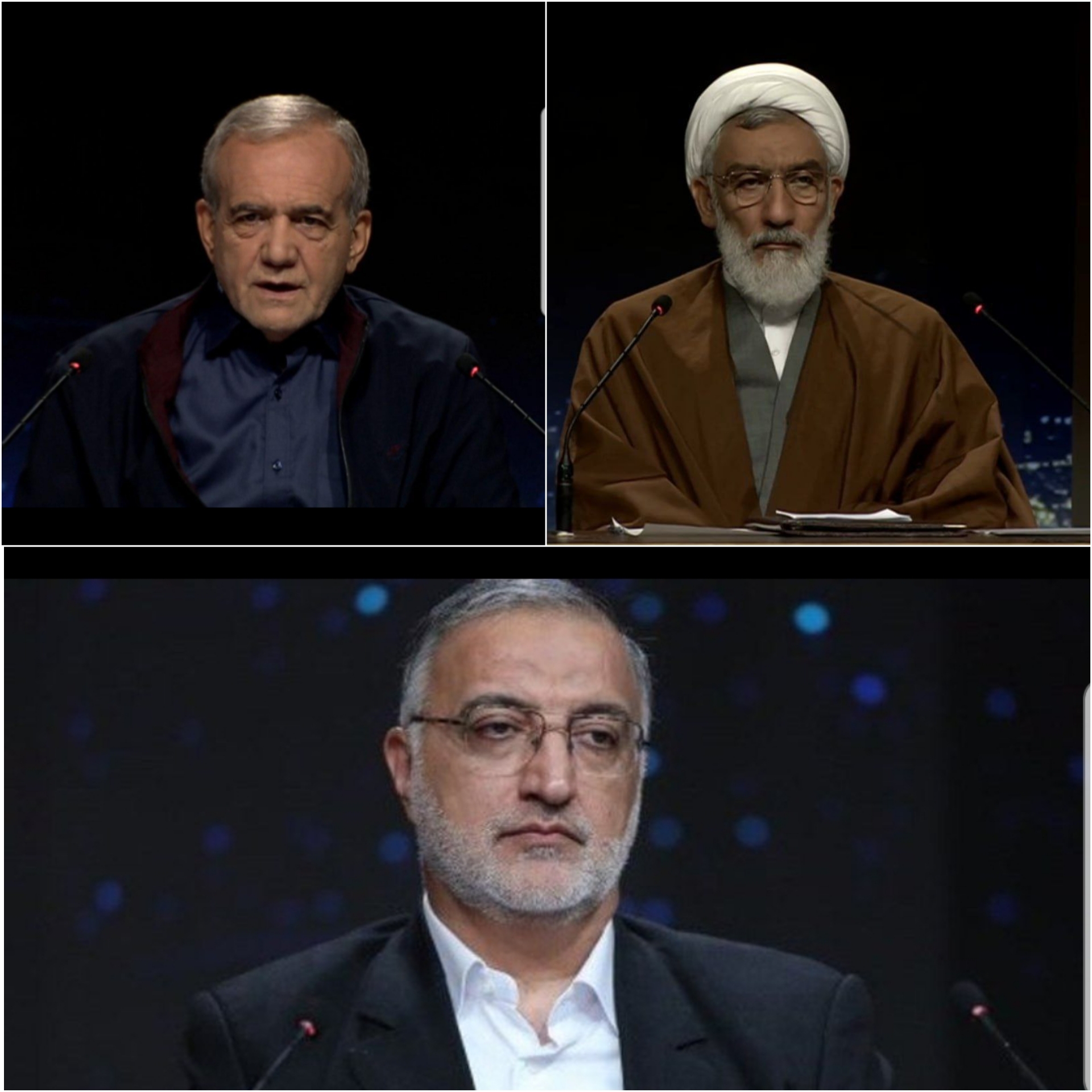 پزشکیان: نمی خواهم درباره زاکانی صحبت کنم چون بنای ماندن ندارد /زاکانی: با یک رئیس جمهور صحبت می کنید /پورمحمدی: برخی ها را کاندیدای جدی نمی دانم