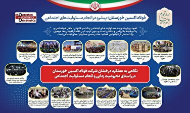 عملکرد درخشان فولاد اکسین خوزستان در انجام مسوولیت‌های اجتماعی و محرومیت‌زدایی