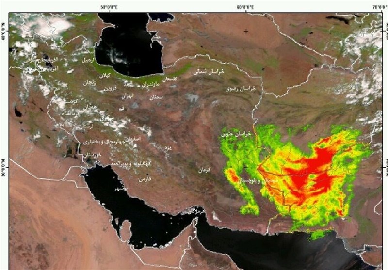 هشدار در خصوص افزایش سرعت طوفان گردوخاک در سیستان