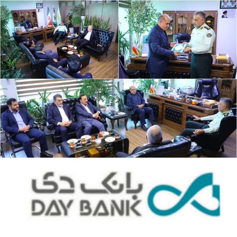 دیدار سرپرست و اعضای هیئت مدیره بانک دی با رئیس پلیس امنیت اقتصادی تهران بزرگ