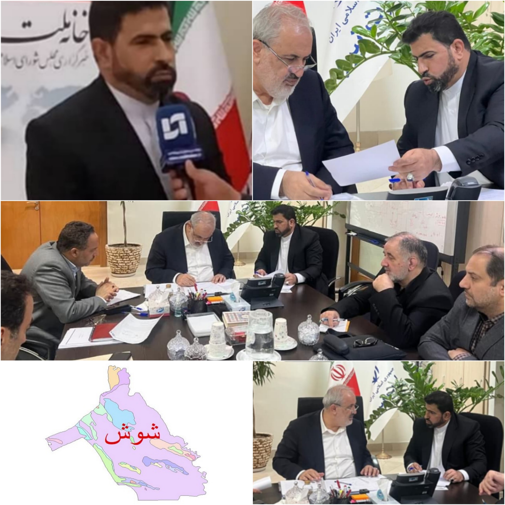 زیر ساخت‌ های شهرستان های شوش و کرخه در حوزه‌ نیروی دگرگون می‌شود/دیدار محمد کعب عمیر نماینده شوش کرخه و عضو کمیسیون انرژی مجلس با علی آبادی وزیر نیرو