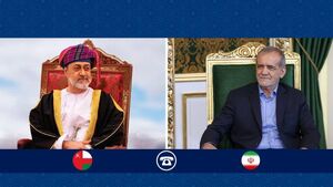 پزشکیان در گفت‌وگو با سلطان عمان: فشار بر صهیونیست‌ها افزایش یابد