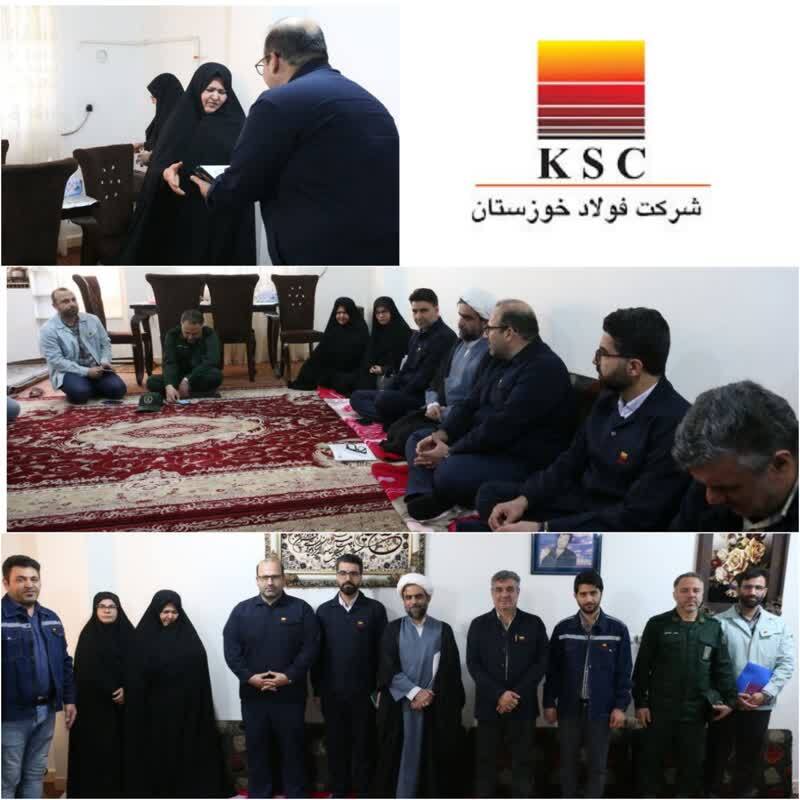 در ادامه سلسله دیدارهای مدیرعامل فولاد خوزستان با خانواده معظم شهدا/دیدار با خانواده شهیدان سرافراز علیکرم اسدی و ابراهیم چراغی انجام شد در ادامه سلسله دیدارهای مدیرعامل فولاد خوزستان با خانواده معظم شهدا/دیدار با خانواده شهیدان سرافراز علیکرم اسدی و ابراهیم چراغی انجام شد