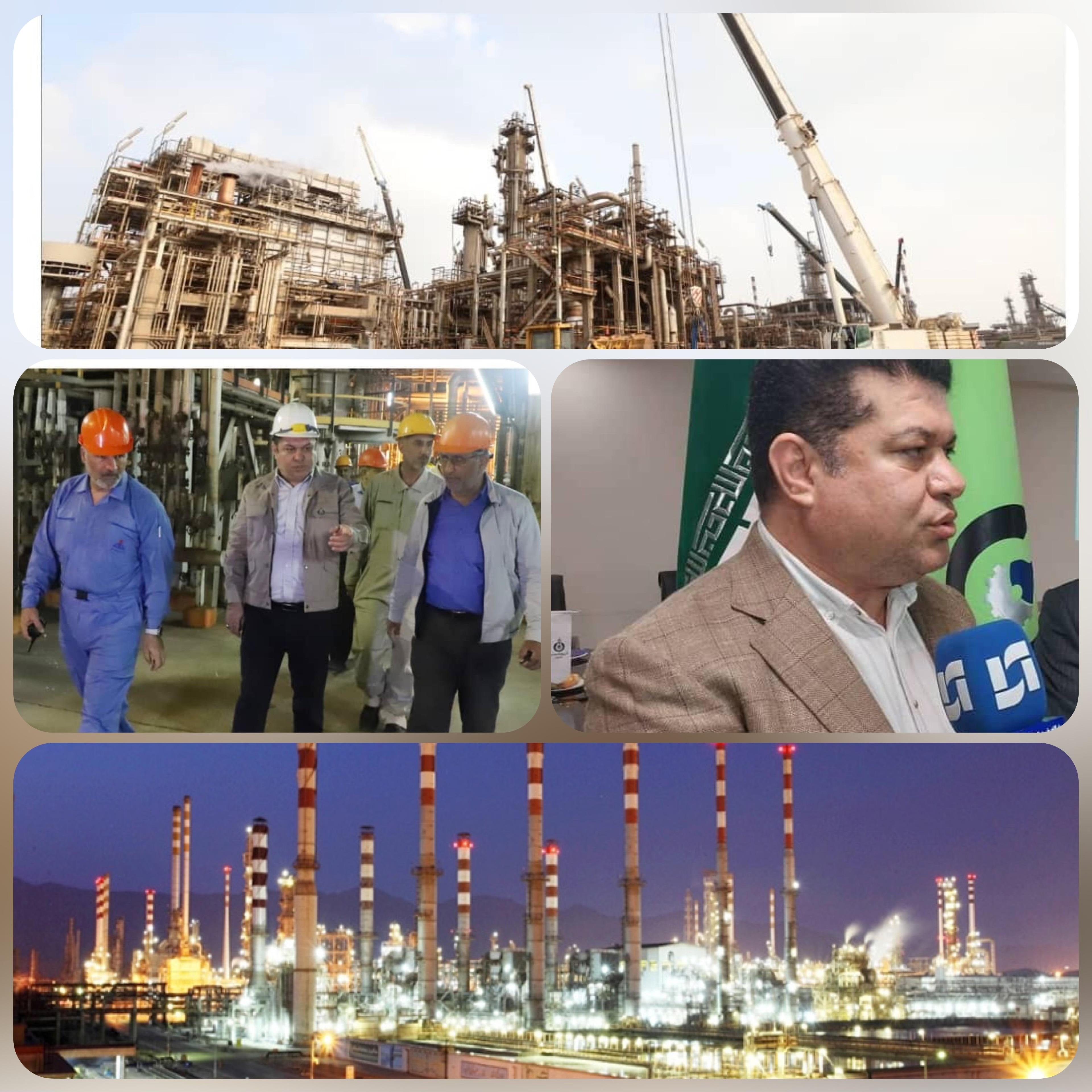 تقدیر هاشمی مدیر عامل از متخصصان و کارکنان پالایشگاه نفت بندرعباس در تعميرات اساسی در پالایشگاه