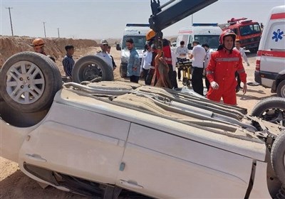 خستگی و خواب‌آلودگی جان راننده و پدرش را گرفت