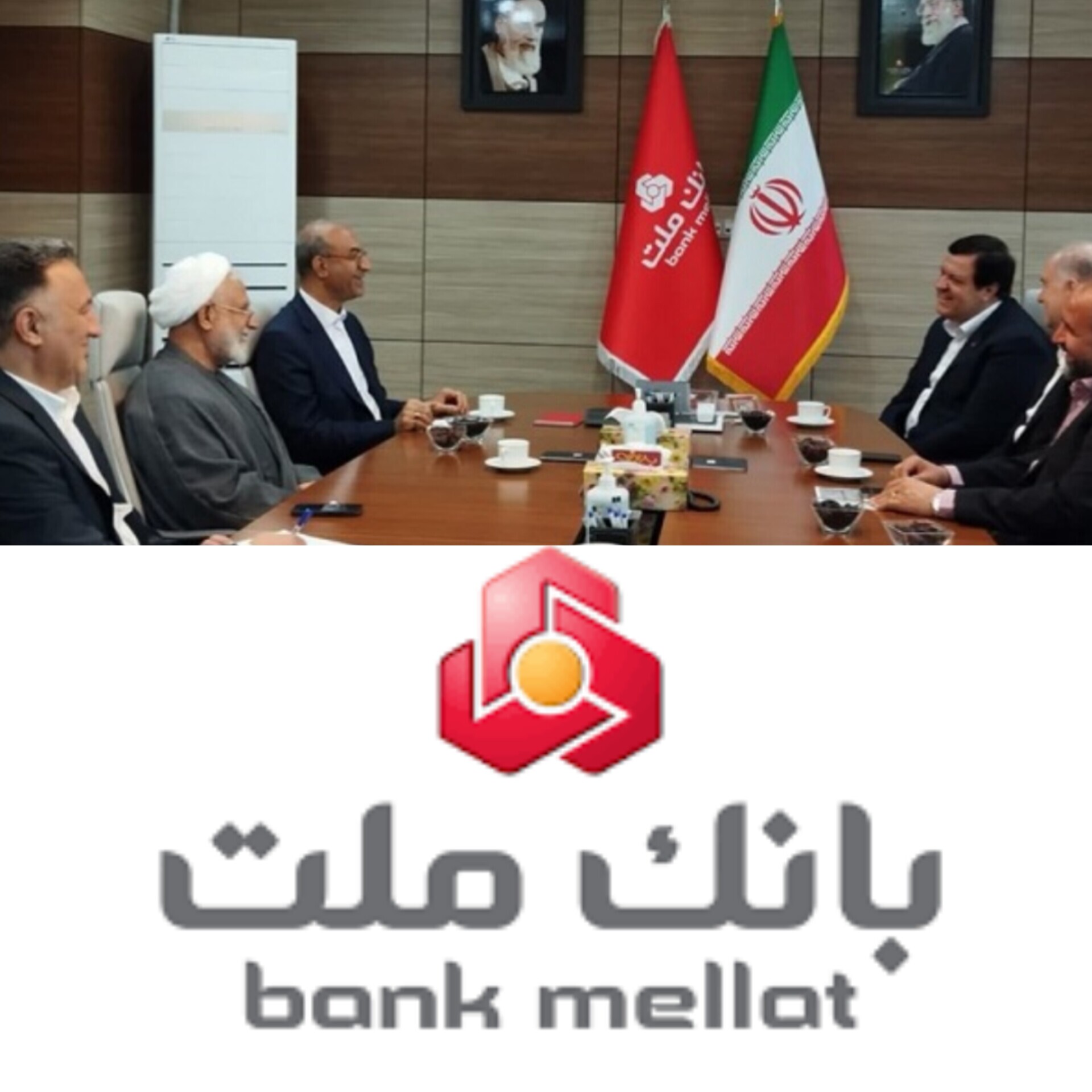دیدار مدیرعامل بانك ملت با استاندار و نمایندگان مجلس استان كرمانشاه/حمایت تمام قد بانک ملت از اقتصاد استان کرمانشاه