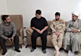 دلجویی فرمانده مرزبانی از خانواده شهدا و جانبازان کردستان