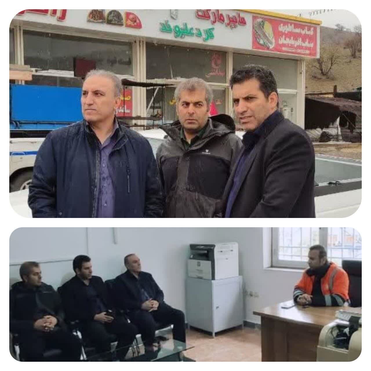 بازدید مدیرعامل شرکت توزیع برق لرستان از شبکه برق آزادراه خرم‌آباد پل زال