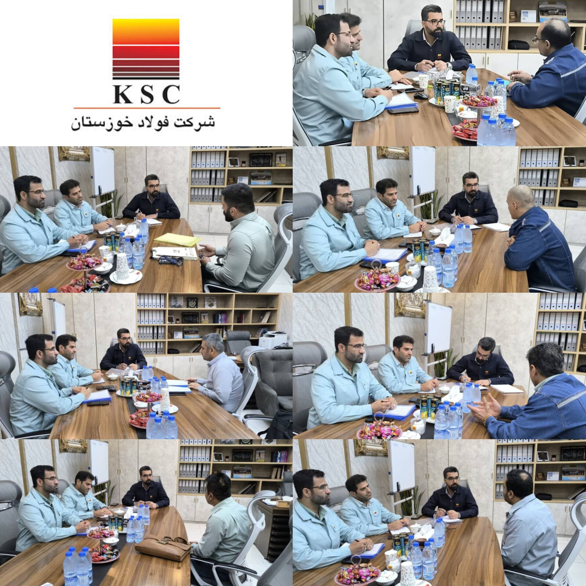 دیدار چهره به چهره معاون منابع انسانی و امور اجتماعی با کارکنان شرکت فولاد خوزستان