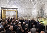 حا‌ل‌ و‌ هوای مزار شهید رئیسی در حرم رضوی