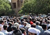 برگزاری مراسم تشییع شهید ذاکریان در بابل